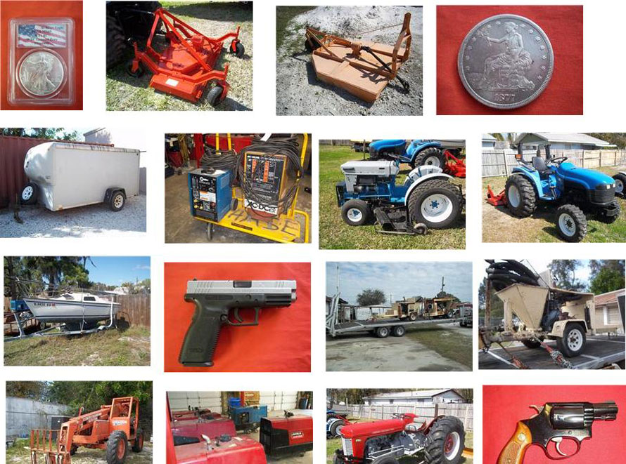 absolute auction of rare coins, tractors, revolvers, trucks and more